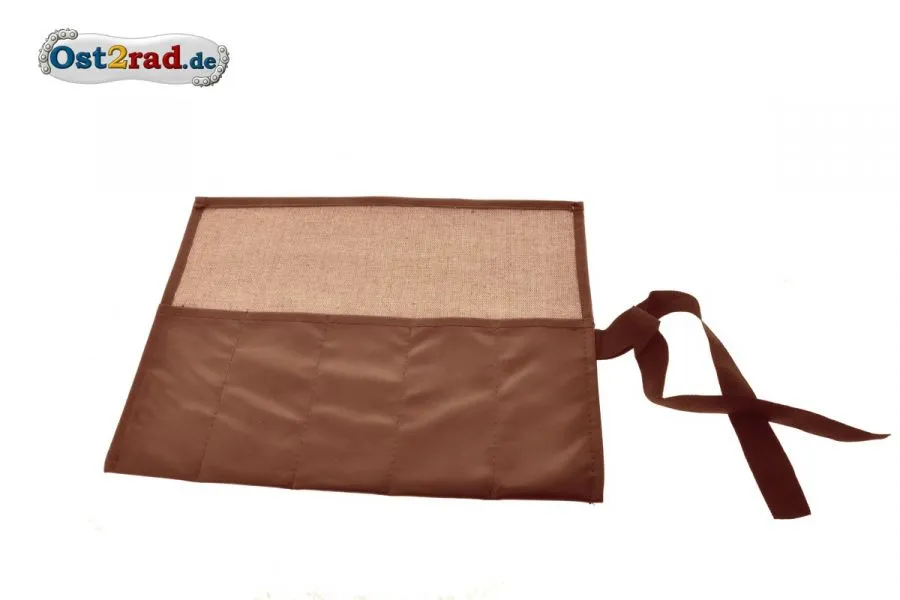 Werkzeugtasche Oldtimer, auch für MZ Simson Jawa, braun leer Werkzeugtasche Oldtimer, auch für MZ Simson Jawa, braun leer