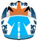 Preview: Kinderhelm IXS 278 KID 2.0 weiss-blau-orange