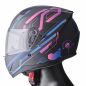 Preview: Integralhelm Hexago Graphic gms matt-blau-violett