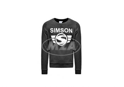 Sweatshirt Pullover Simson schwarz weiß - verschiedene Größen