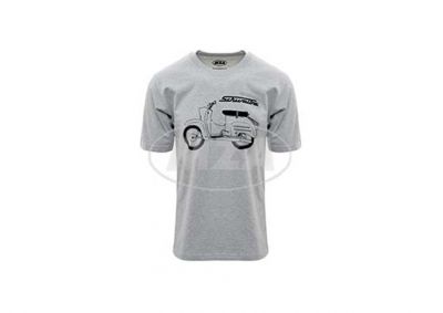 T-Shirt SIMSON Schwalbe gris - différentes tailles