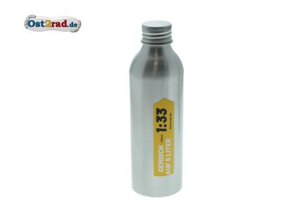 Ölflasche Aluminium 150ml Mischöl Gemisch 1:33 für Simson, MZ, JAWA