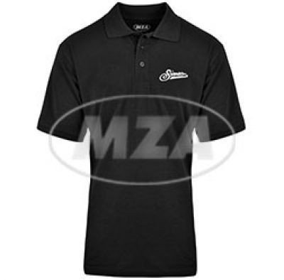 Poloshirt schwarz "SIMSON"