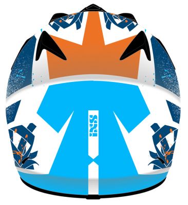 Kinderhelm IXS 278 KID 2.0 weiss-blau-orange