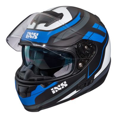 Integralhelm IXS 215 2.0 matt-schwarz blau weiss