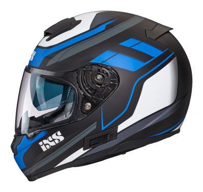 Integralhelm IXS 215 2.0 matt-schwarz blau weiss