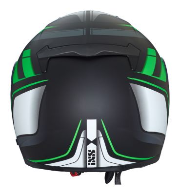 Integralhelm IXS 215 2.0 matt-schwarz grün weiss