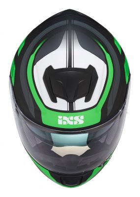 Integralhelm IXS 215 2.0 matt-schwarz grün weiss