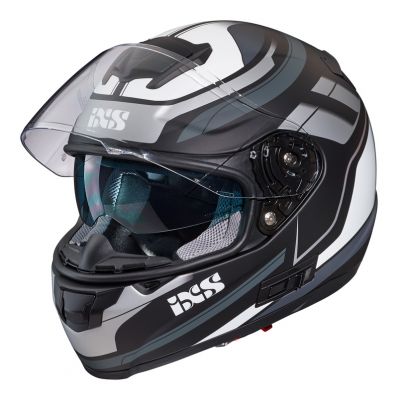 Integralhelm IXS 215 2.0 matt-schwarz grau weiss