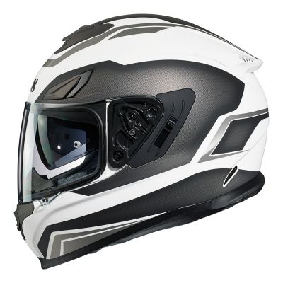 Casque intégral IXS 315 2.0 mat-blanc anthracite gris