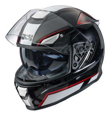 Integralhelm IXS 315 2.1 schwarz-weiss-rot