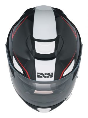 Integralhelm IXS 315 2.1 schwarz-weiss-rot