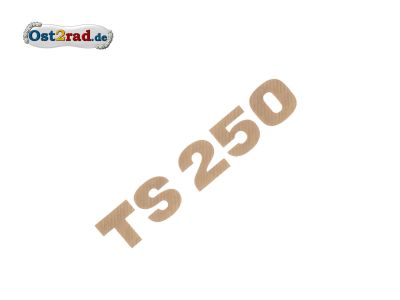 Adhesif couvercle de selle TS 250 or