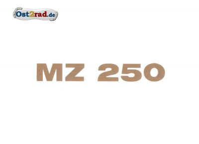 Aufkleber Deckel Sitzbank passend für MZ TS ETS 250 gold