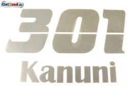 Sticker MZ ETZ 301 Kanuni