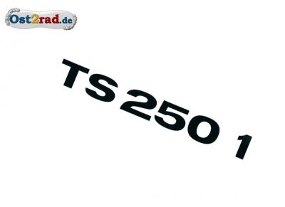 Sticker MZ TS250/1 black