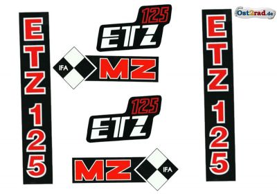 Sticker set ETZ 125