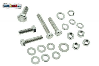 Exhaust bolts, set MZ, stainless steel