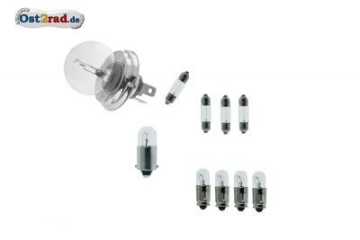 Jeu ampoules 12V  MZ ES 125 150 250 - BILUX