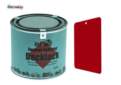 Lackfarbe, Decklack passend für MZ ES TS Leifalit 0,5L, rot