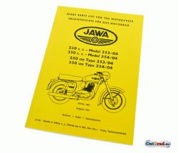 Ersatzteilkatalog Jawa 250 350 Typ 353 354 /04 deutsch