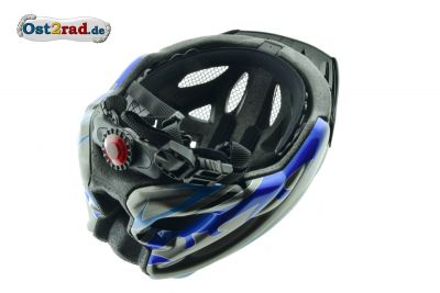 Casque vélo VTT Levior anthracite-bleu