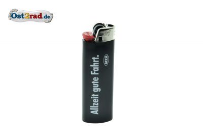 Briquet noir avec inscription SIMSON