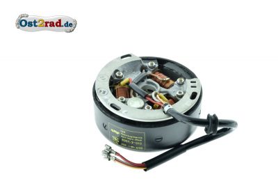 Grundplatte und Schwungscheibe Unterbrecher 6V 25/25 W KR51/1 SR4-