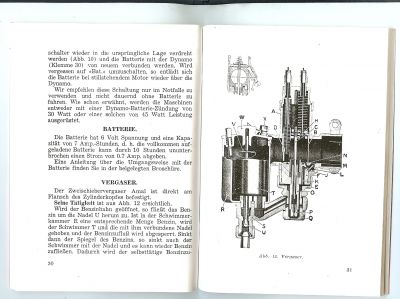 Handbuch für den Fahrer JAWA 350 OHV deutsch