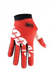 Handschuhe IXS Itrack rot-weiss