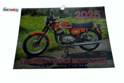 Calendrier 2025 JAWA et CZ