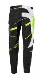 Kinder-Cross Hose IXS Hurricane schwarz-weiss-fluo gelb