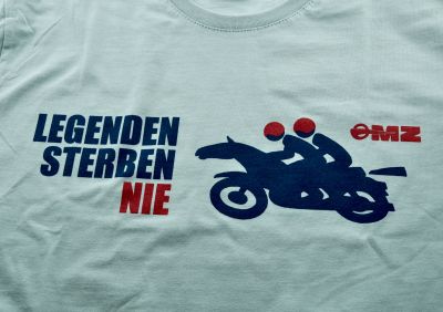 T-Shirt MZ Legenden sterben nie - GRAU