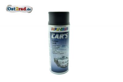 Rallye - Lack schwarz seidenmatt DUPLI Spraydose 400ml