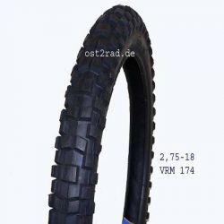 Tyre 2,75-18 Vee Rubber, VRM174 Cross