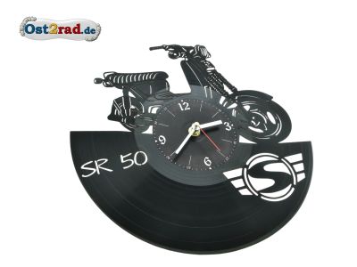 Schallplattenuhr Wanduhr SR50