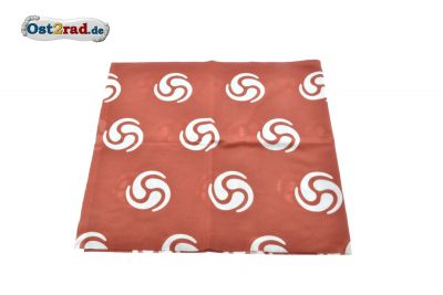 Foulard tubulaire Multifonction Logo Wirbell rouge flammé-blanc