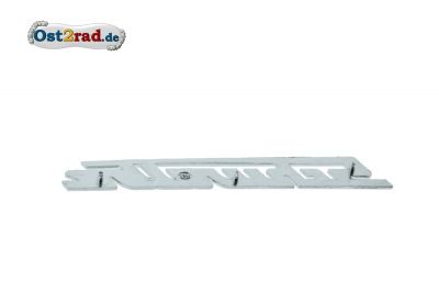 Schriftzug Schwalbe für Beinblech KR51 Aluminium SILBER