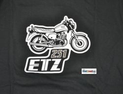 T-shirt noir motif ETZ 251