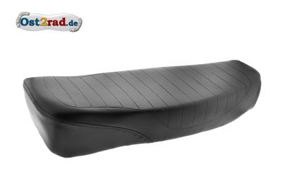Sitzbank strukturiert, schwarz mit IFA S51-Schriftzug - für Simson S50,  S51, S70 Enduro von FEZ