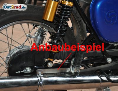 Sportauspuff Halter Edelstahl für Simson S51, S50