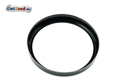 Tachoring für MZ, runden Tacho Troll ES 125 150 175 250, 80mm, Schwarz