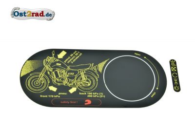 Sticker for petrol tank MZ ETZ 251