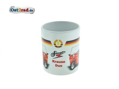 Tasse weiss mit Aufdruck DUO