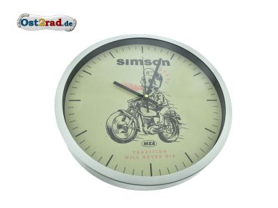 Wanduhr Simson Hellracer  - Tradition will never die -