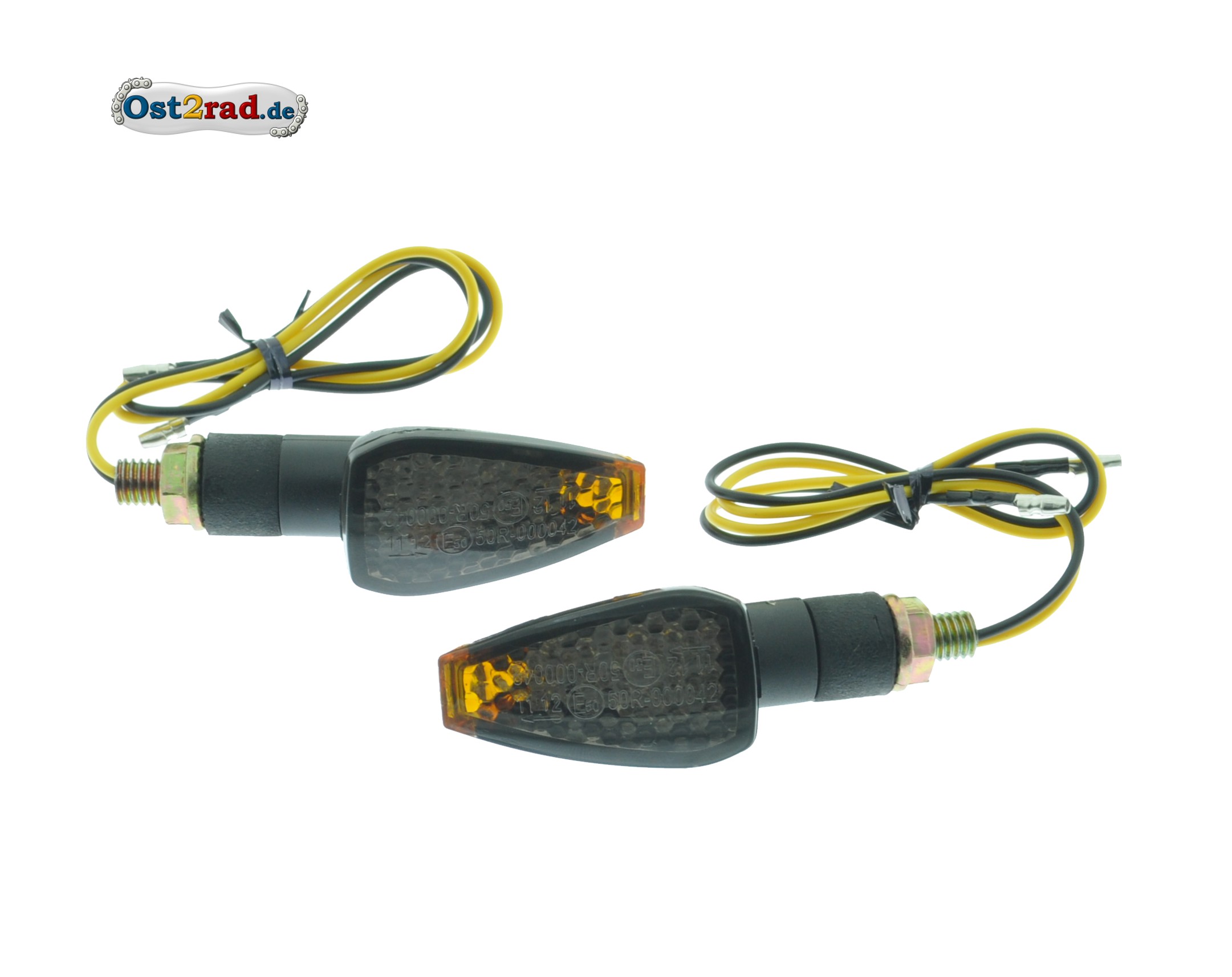 LED Blinker Paar GETÖNT M8 passend für Simson S50 S51 E-geprüft
