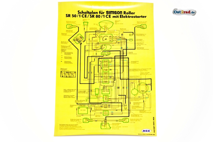 Simson Sr50 Schaltplan Sr50 12v Elektronik - Wiring Diagram