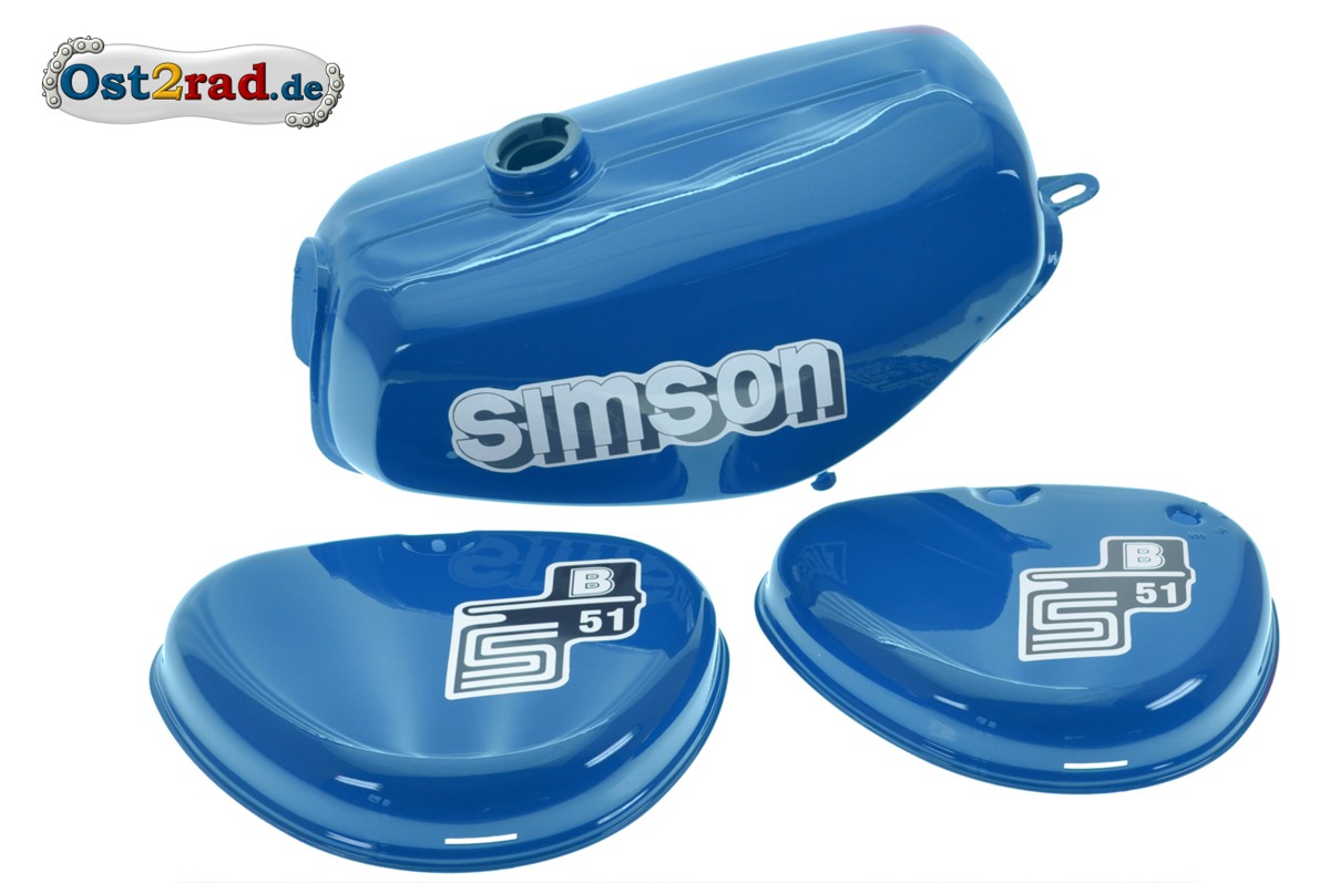 Set - Tank und Seitendeckel Simson S51 S70 grundiert - Online Shop