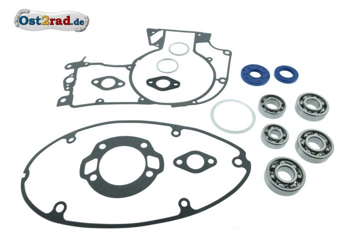 Dichtungs- und Lagersatz Jawa 353 NBR - BLAU