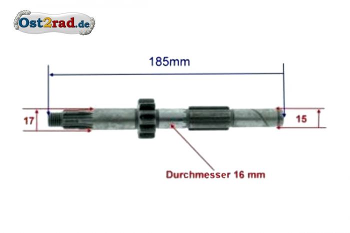 Hauptwelle Getriebe JAWA Kyvacka Panelka Perak 250 350 EU PRODUKTION